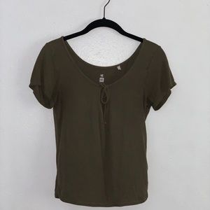 Army green top